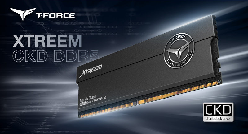 TEAMGROUP Launches T-FORCE XTREEM CKD DDR5 Gaming Memory; Pushing the Limits of Overclocking on Intel's New Platform