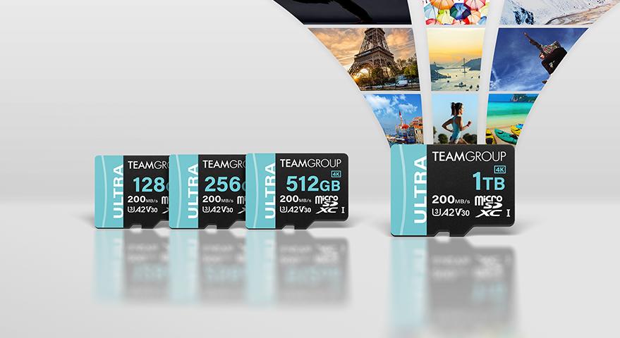 TEAMGROUP 에서 ULTRA MicroSDXC A2 V30 메모리 카드 출시 - 고속 액세스로 모든 소중한 데이터 저장